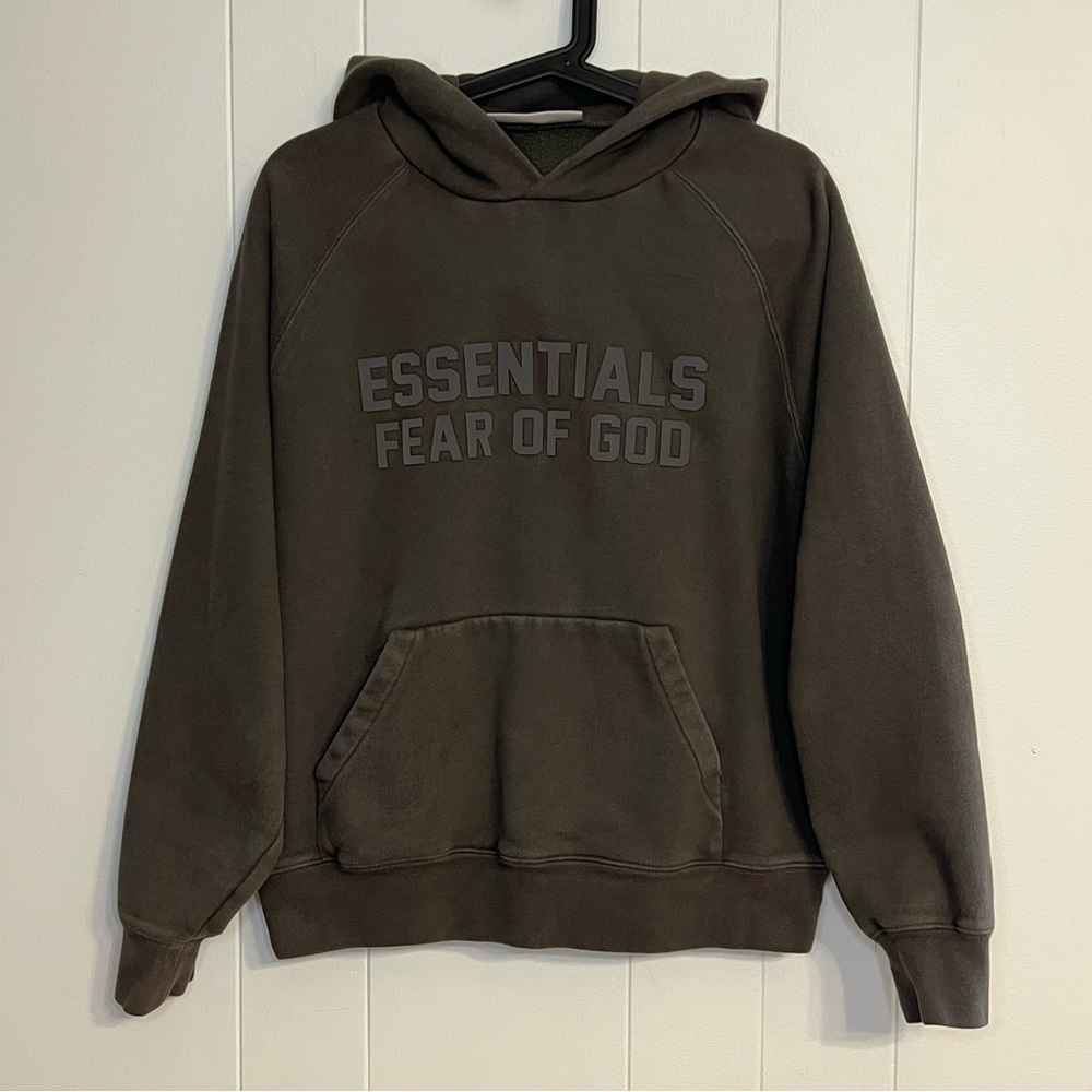 Fear of God Essentials Brown Hoodie